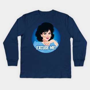 Excuse me! Kids Long Sleeve T-Shirt